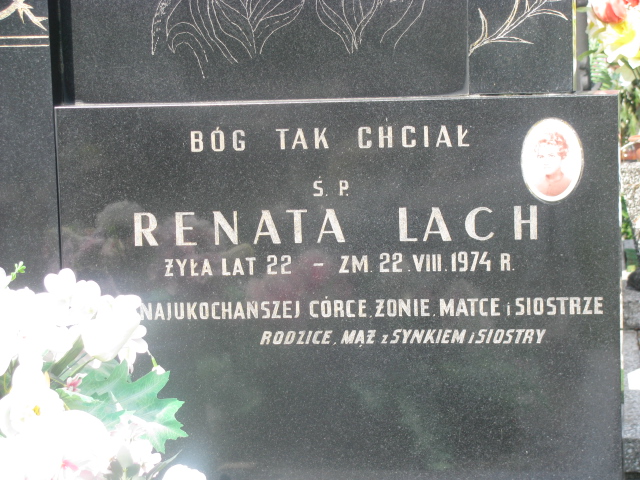 Renata Lach Zaborów - Grobonet - Wyszukiwarka osób pochowanych