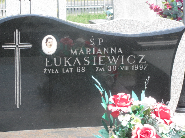 Marianna Łukasiewicz Zaborów - Grobonet - Wyszukiwarka osób pochowanych