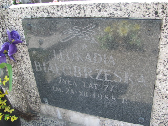 Leokadia Białaborzeska Zaborów - Grobonet - Wyszukiwarka osób pochowanych