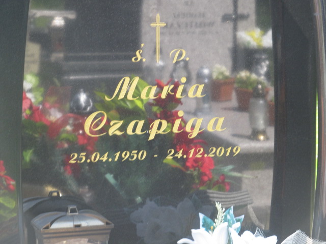 Maria Czapiga 1950 Zaborów - Grobonet - Wyszukiwarka osób pochowanych