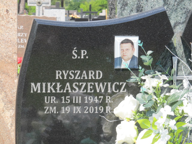 Ryszard Mikłaczewicz 1947 Zaborów - Grobonet - Wyszukiwarka osób pochowanych