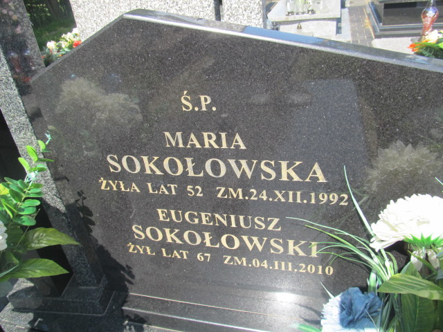 Maria Sokołowska Zaborów - Grobonet - Wyszukiwarka osób pochowanych