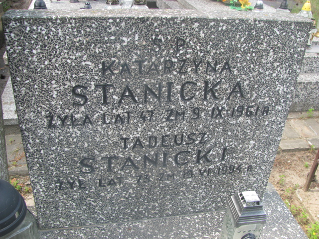 Katarzyna Stanicka Zaborów - Grobonet - Wyszukiwarka osób pochowanych