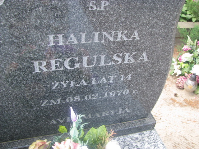 Halina Regulska Zaborów - Grobonet - Wyszukiwarka osób pochowanych