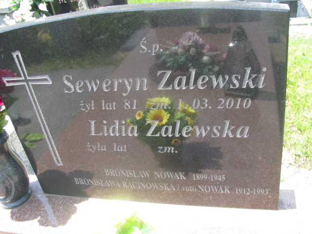 Lidia Zalewska 1931 Zaborów - Grobonet - Wyszukiwarka osób pochowanych