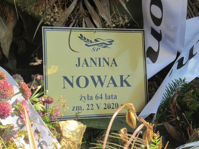Janina Nowak 1956 Zaborów - Grobonet - Wyszukiwarka osób pochowanych